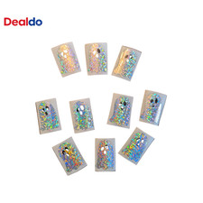 10 Holographic Ghost Stickers Glitter Halloween Spooky Decals Set
