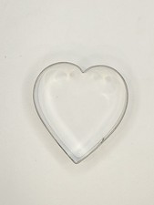 Ann Clark Heart Cookie Cutter Tin-Plated Steel Made in USA