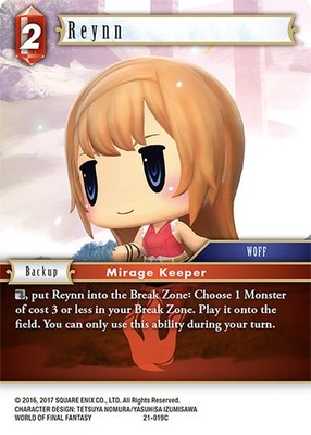 Reynn [Final Fantasy TCG] Trading Card - SQUARE ENIX [NEAR MINT] 21-019C