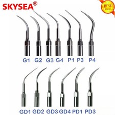 10  Dental Ultrasonic Piezo Scaler Tips fit Woodpecker EMS/DTE SATELEC Handpiece