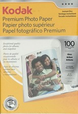 Kodak Premium Photo Paper, 4  x 6  , Gloss Finish 100 Sheets  NEW