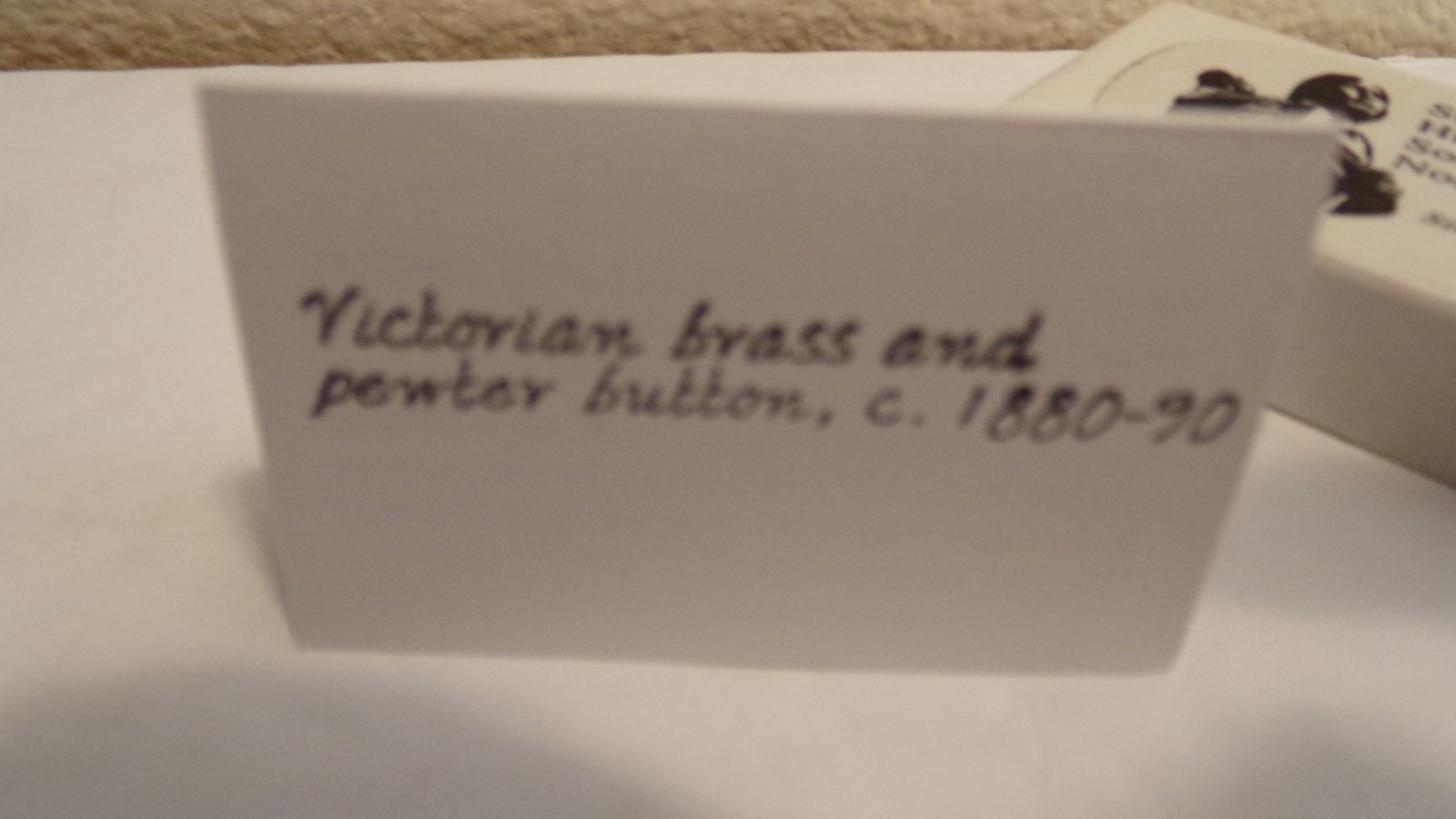 State Historical Society of North Dakota Jewelry Victorian Brass Button Necklace