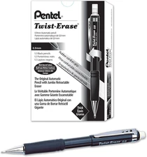 Twist-Erase III Mechanical Pencil, (0.9Mm), Black Barrel