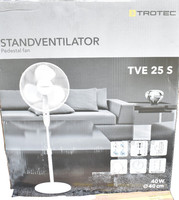 Trotec Standventilator Tve 25 S | LuftküHler LüFter | Ventilator | Windmaschine