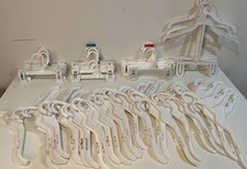 Hangers - LOT of 50 Plastic Clothes Hangers for shirts, shorts, pants, outfits 