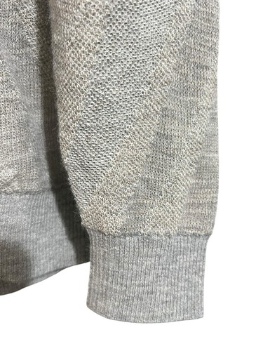 SOL Baby Alpaca Sweater Men’s 2XL Beige Gray Long Sleeve Crew Neck - Picture 3 of 9