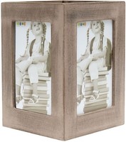 S67TP Stiftehalter Grau Holz, GrößE: 10 X 11 X 10 Cm