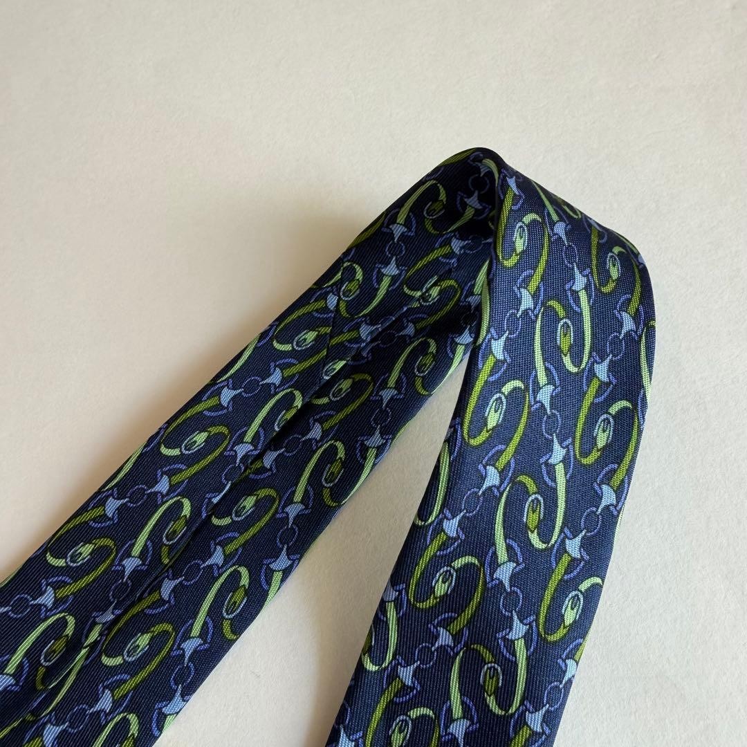 Gucci Necktie Tie 100% Silk Multicolor All-over Pattern 3.7 inches From Japan thumbnail 8