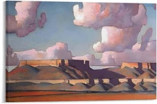 Maynard Dixon Tusayan Landscape Poster Canvas Wall Art Poster For Room 