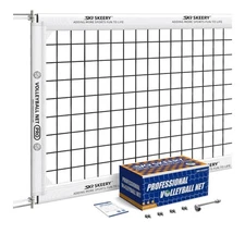 Professional Volleyball Net,Official Size 32×3.3FT,Equipped with Double Ste