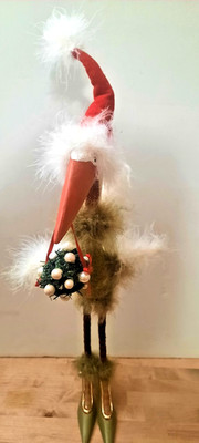 Tall 18  Dept 56 Patience Brewster Krinkles Angela the Christmas Goose, 2001