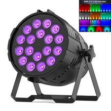 18 LED Par Light 200W RGBL Stage Lights DJ Disco DMX512 Party Lighting Show