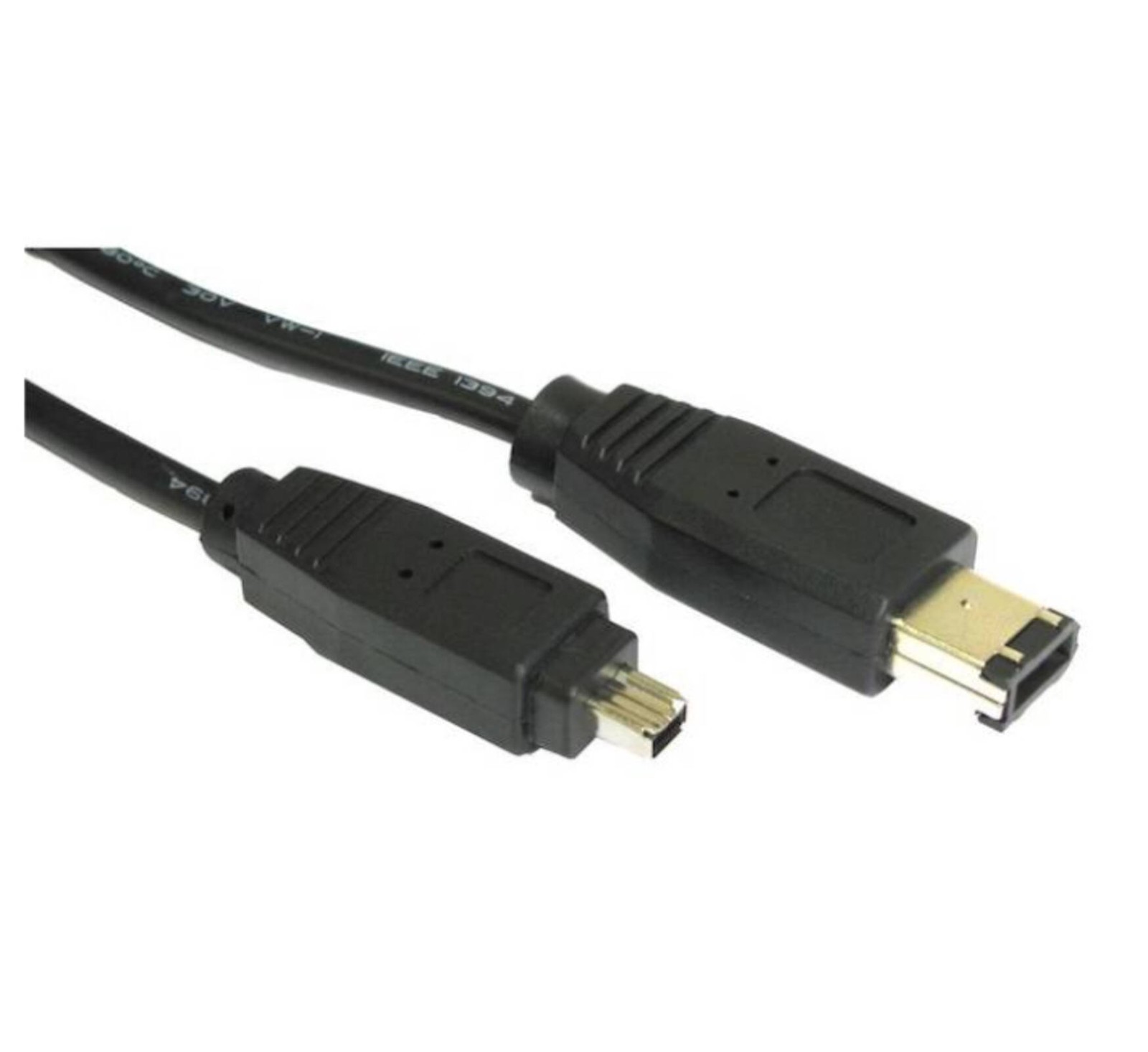 Firewire 6 pin to 4 pin Male to Male Cable 3 Metre