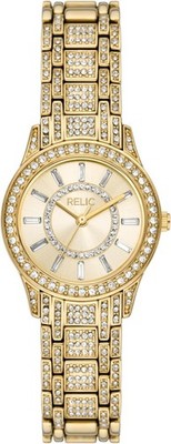 Relic by Fossil Women's Freya Gold-Tone Pavé Glitz Bracelet ZR34651