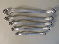 Vintage CRAFTSMAN Offset Box End Wrench Set SAE 1/2" - 1 1/4" Underline Logo USA