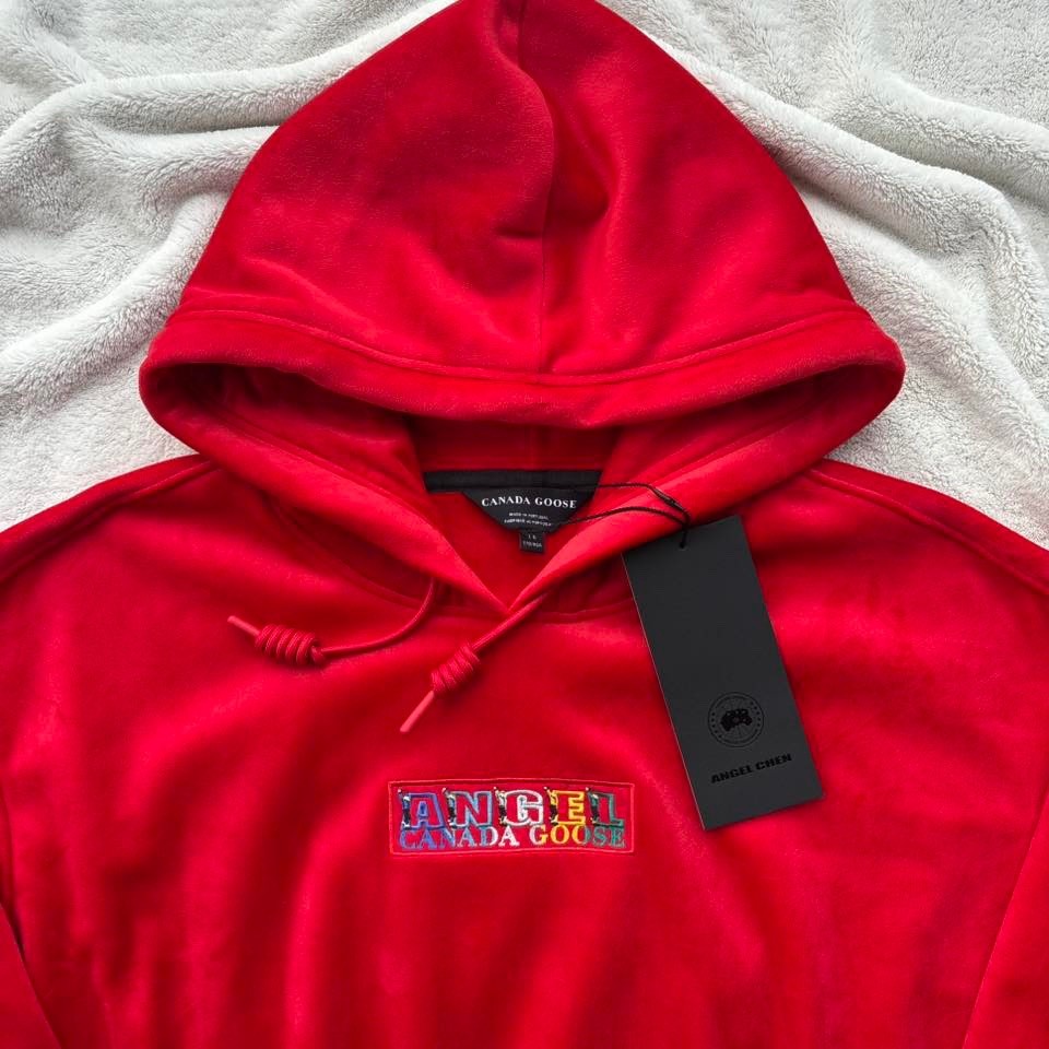 Canada Goose x Angel Chen Dala Fortune Red Hoodie - Lrg - $450