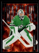 2025-26 Upper Deck Series 1 Dazzlers Orange #DZ-22 Jake Oettinger