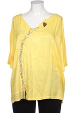 ELISA CAVALETTI Bluse Damen Oberteil Hemd Hemdbluse Gr. XXL Gelb #lrvyg1u