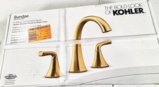 KOHLER Sundae R28797-4D-2MB 8" Bathroom Faucet Vibrant Moderne Brass sealed 