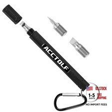 Golf Club Groove Sharpener, 3 In 1 Golf Club Groove Cleaner Tool for Wedge,