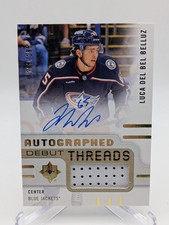 💥 2024 Ultimate Collection Debut Threads Luca Del Bel Belluz Auto #198/199