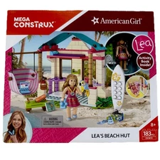 Retired American Girl Mega Construx 183pcs Lea's Beach Hut - Brand New Unopened