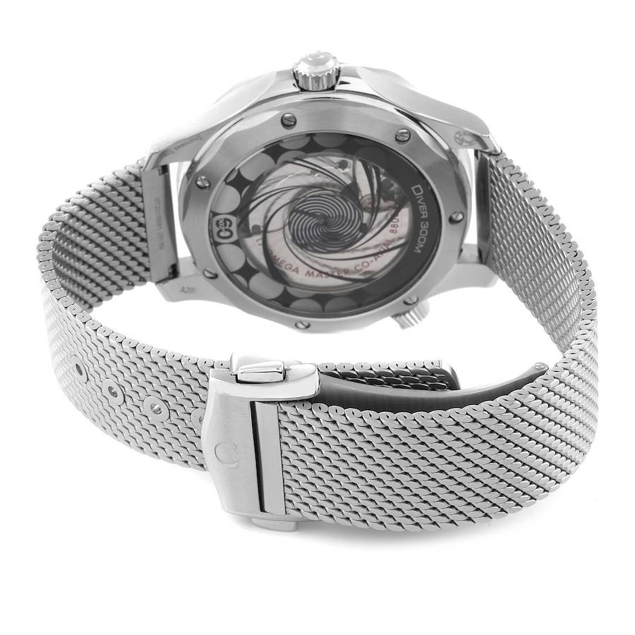Omega Seamaster 42mm 300M Diver James Bond 007 Automatic Blue Dial Men's Watch image 8