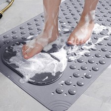 Bath Tub Shower Mat, 27x14 inch Non Slip Bathtub Mat with Suction Cups, Anti ...