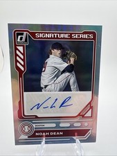 2023 Panini Donruss - Signature Series Noah Dean #SS-ND (AU, RC)