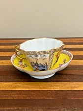 Antique "Meissen" Dresden Cup and Saucer