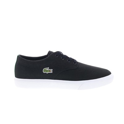 Lacoste Grip Base 224 CMA Mens Black Canvas Lifestyle Sneakers