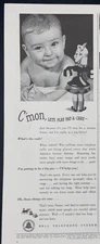 Magazine Ad* - 1942 - AT&T / Bell System - World War 2 - Pat-A-Cake