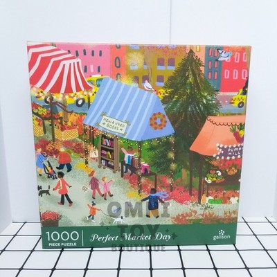 NEW Galison Perfect Market Day 1000 Piece Joy Laforme Puzzle FAST SHIP