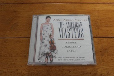Anne Akiko Meyers CD The American Masters Barber Corigliano Bates Classical New