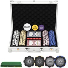 Pokerkoffer abschließbar Pokerset mit Koffer...