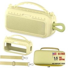 Silicone Cover and Carrying Case for Bose SoundLink Plus Speaker Yellow Case