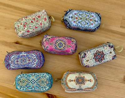 Mini Geldbörse, Kelim Gobelin kleine Kosmetiktasche, Schmucketui, süßes Geschenk  
