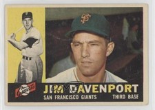 1960 Topps Jim Davenport #154 3bz