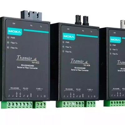 Fiber optic converter  TCF-142-M-ST  RS-232/422/485  with 90 days warranty #zb