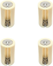 3AA LR6 to D Size Parallel Battery Convertor Adapter Holder Pack of 4 