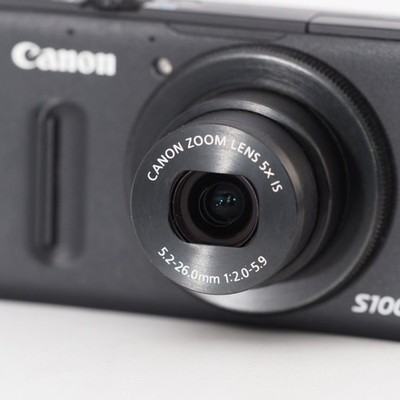 Canon PowerShot S100 12.1MP Digital Camera - Black for sale online