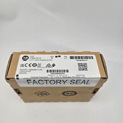 Allen Bradley 1769-OV16/B CompactLogix 16 Pt 24VDC Sinking Output Module