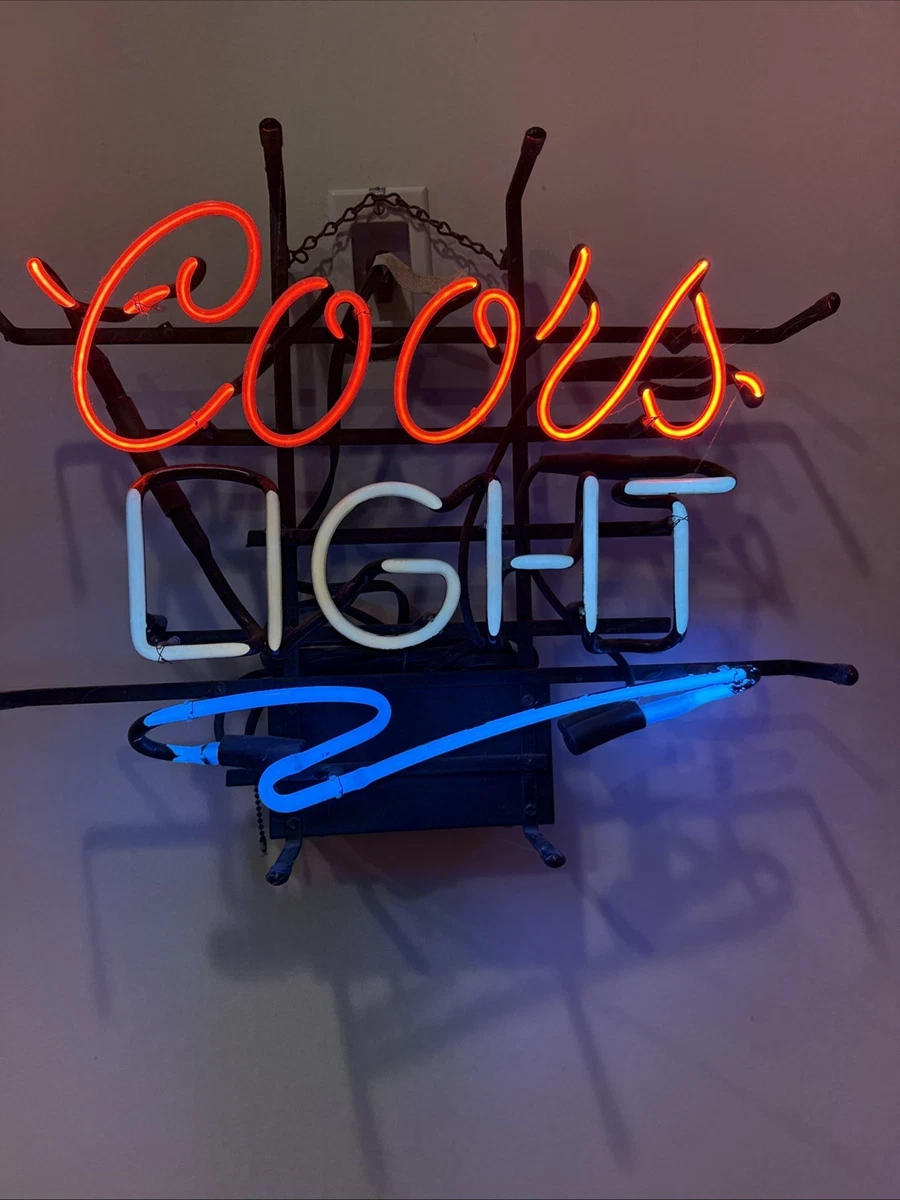 Vintage Coors Beer Neon Sign In Collectible Coors Signs & Tins for