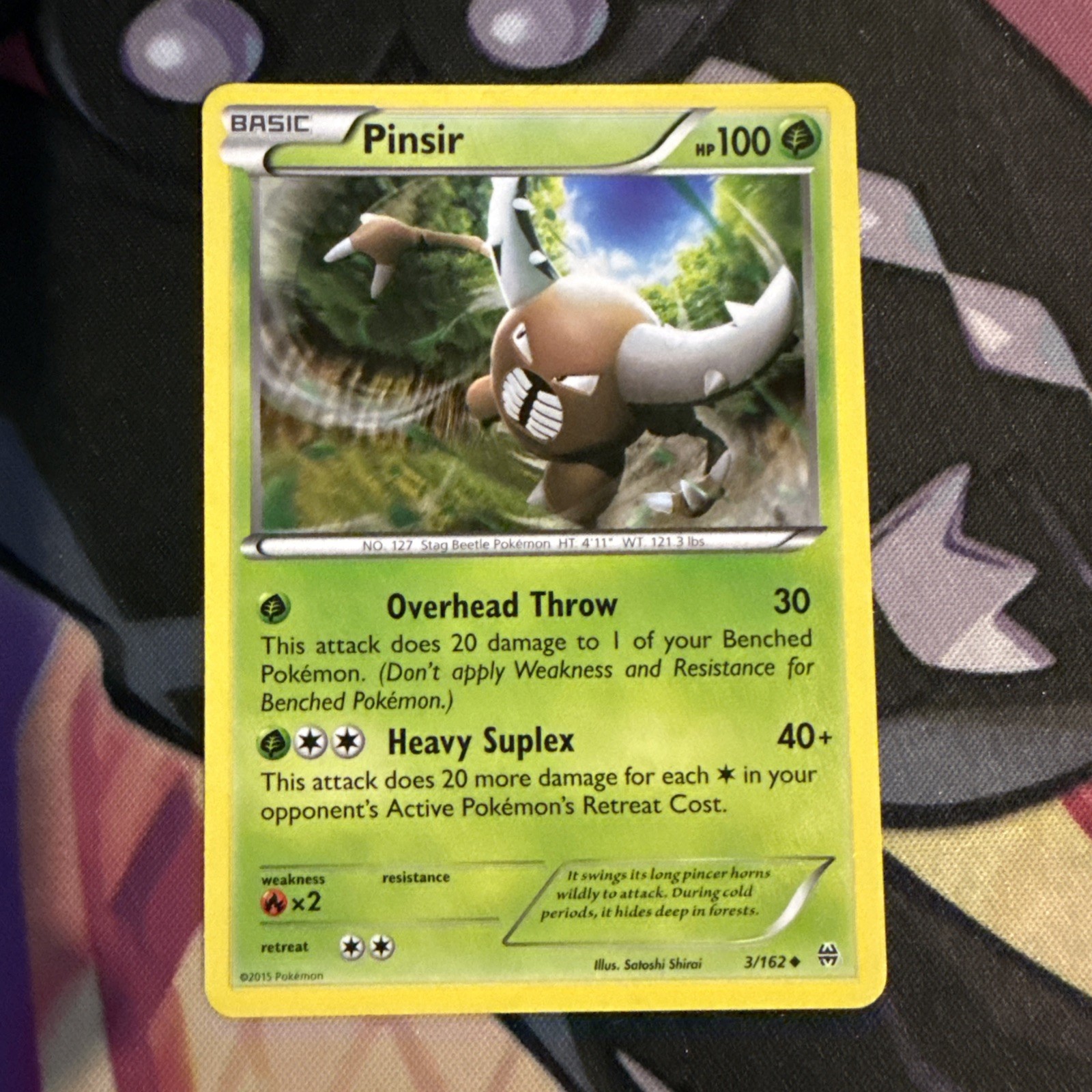 Pokémon TCG LP Breakthrough Pinsir 3/162