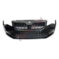 SKODA SUPERB MK3 2015-2019 BUMPER FRONT BLACK