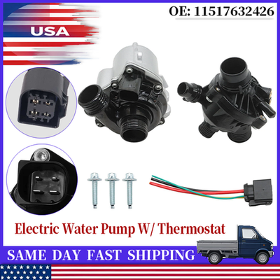 #ad Electric Engine Water Pump w Thermostat For BMW 335i 535i x5 3.0L 11517632426 $119.99