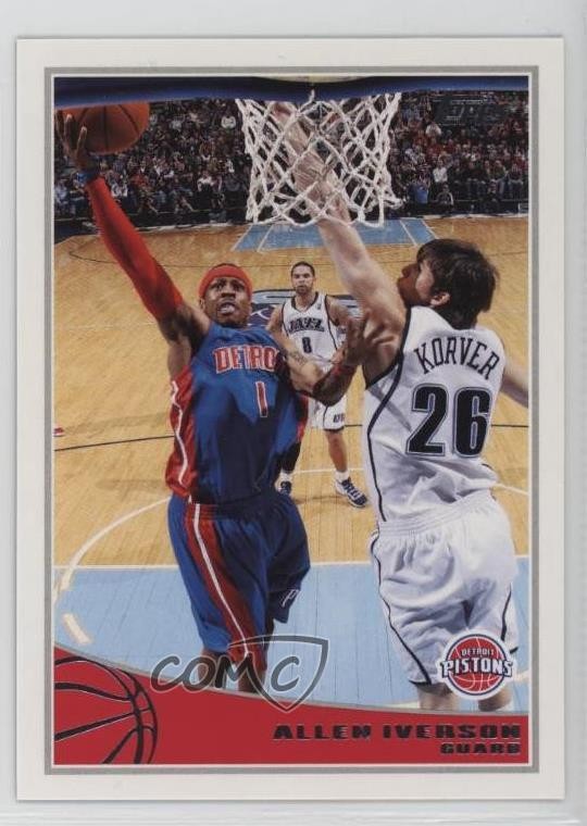 2009-10 Topps Allen Iverson #72 HOF 2k3