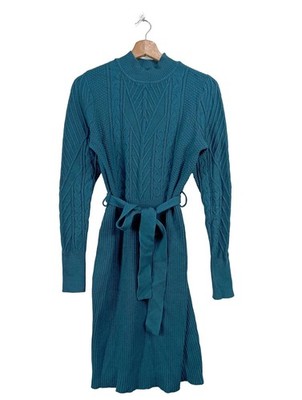 ORSAY Strickkleid Damen Kleid Gr. DE 36 blau Casual-Look
