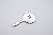 Vintage Silver Miniature Hand Mirror Stamped 950
