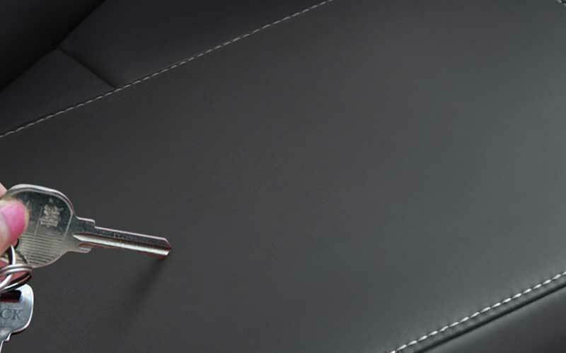 Black Leather Center Console Armrest Box Cover Trim For Lexus RX350 / RX450h (2016-2022)